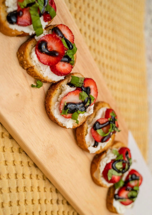 Strawberry Ricotta Crostini