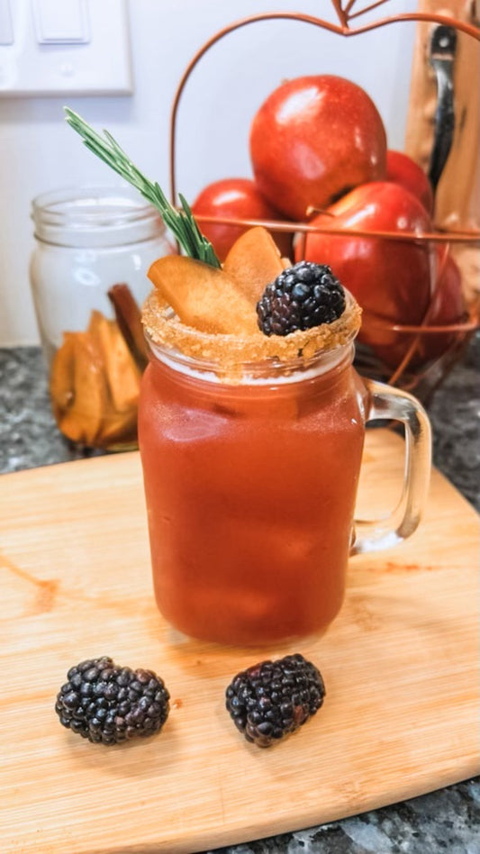 Cinnamon Apple Blackberry Margarita