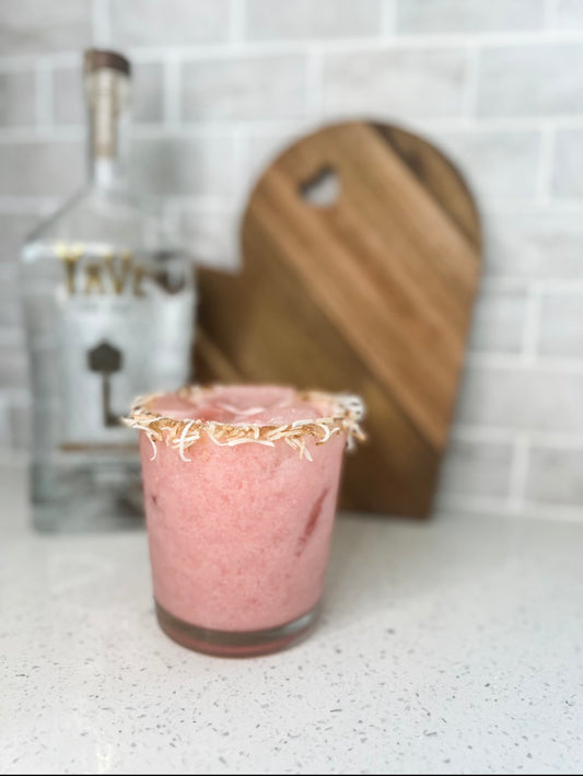 Raspberry Coconut Valentine's Day Cocktail