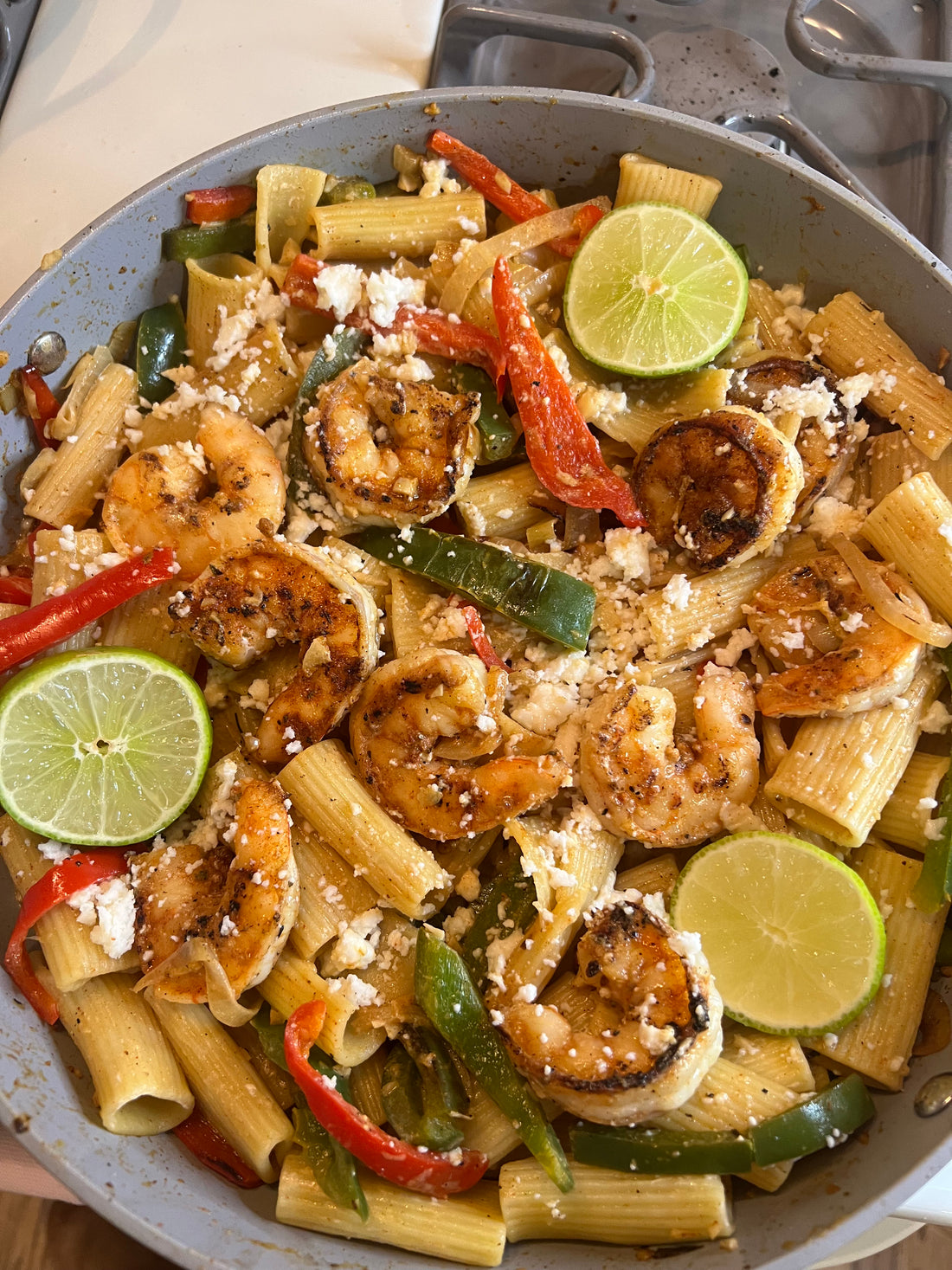 Shrimp Fajita Pasta