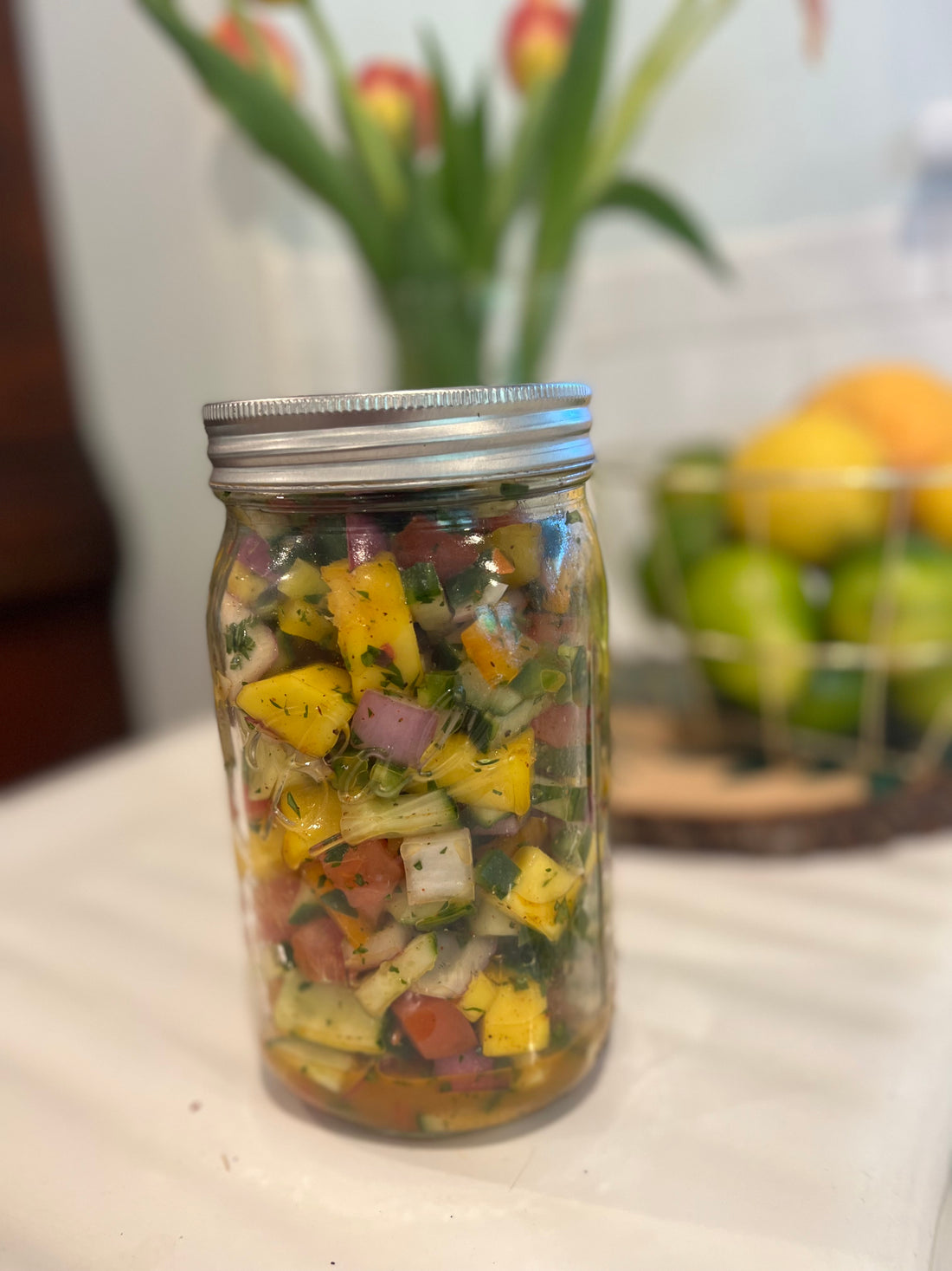 Mango Cucumber Salsa